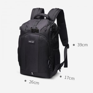 TH350 NY mode nylon svart kamera ryggsäck resa resväska ryggsäck bärbar dator ryggsäck